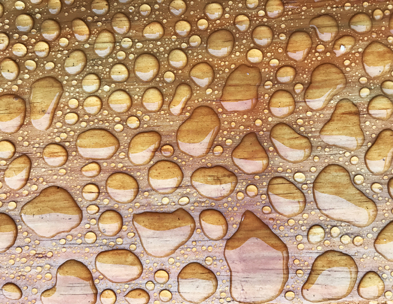Many raindrops