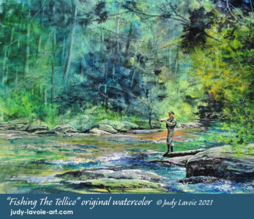 "Fishing The Tellico" blog title image