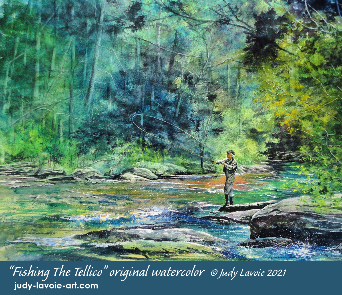 "Fishing The Tellico" blog title image