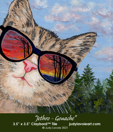 "Jethro in Gouache" © Judy Lavoie 2021