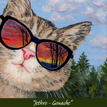 "Jethro in Gouache" © Judy Lavoie 2021