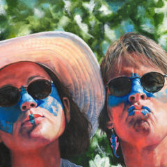 We Were Fierce original acrylic on canvas © Judy Lavoie 2022