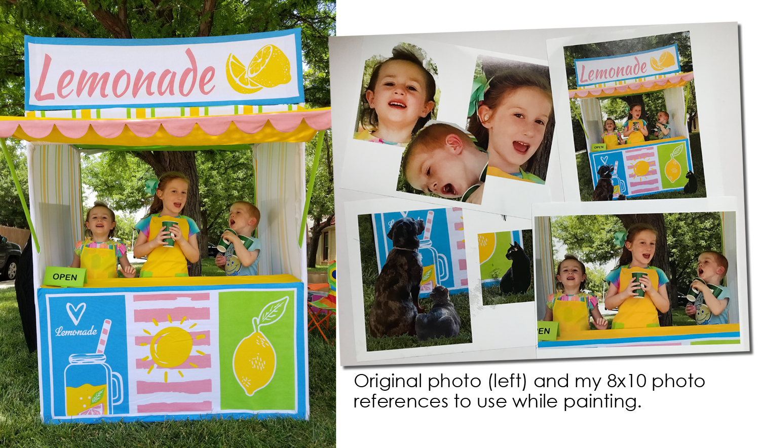 Reference Photos for Lemonade For All painting