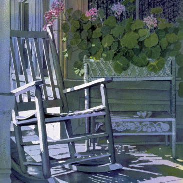 "Nana's Rocker" watercolor © Judy Lavoie 1999