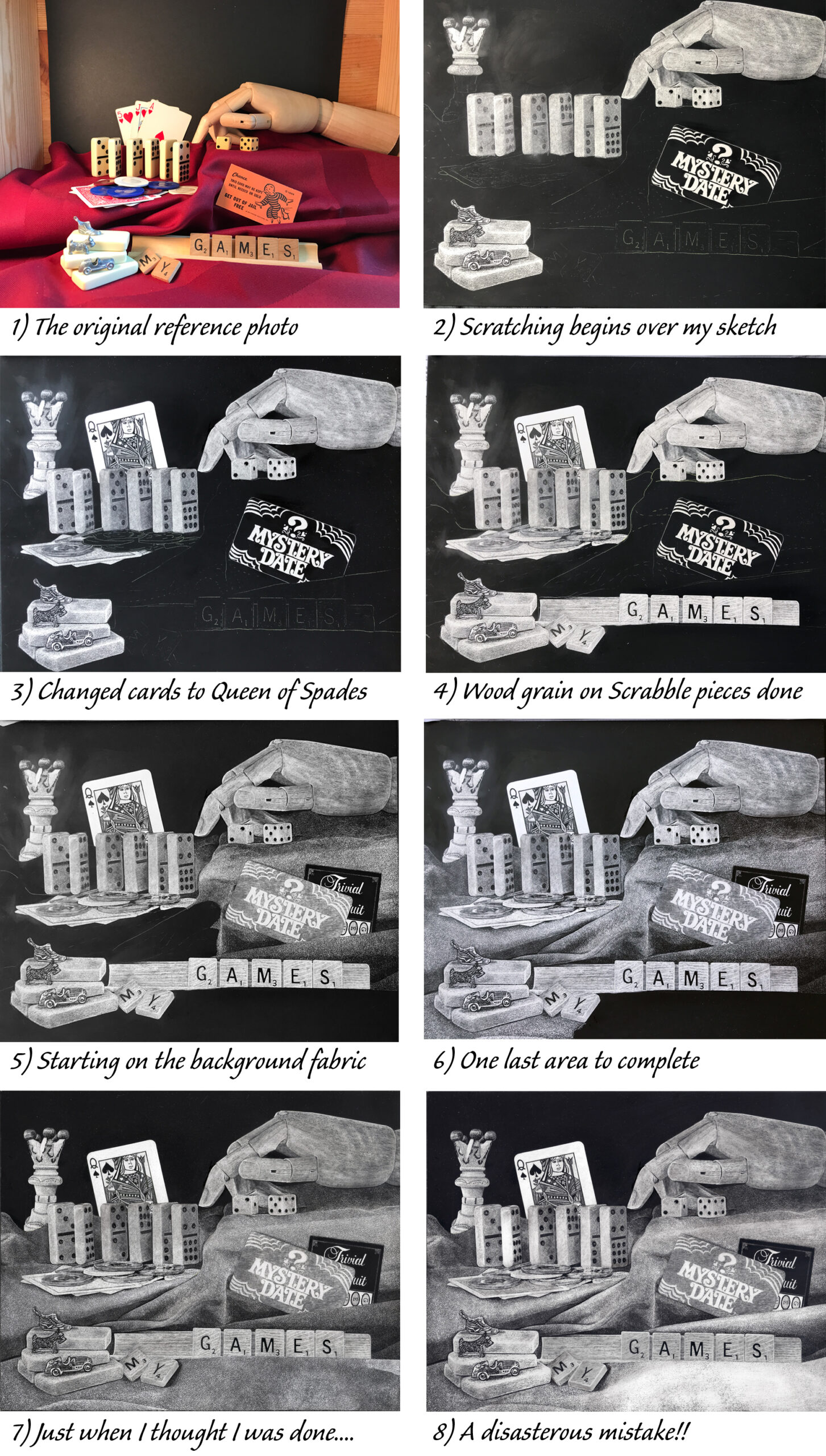 work in process on I Love A Challenge