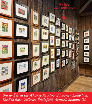 Red Barn Exhibition wall