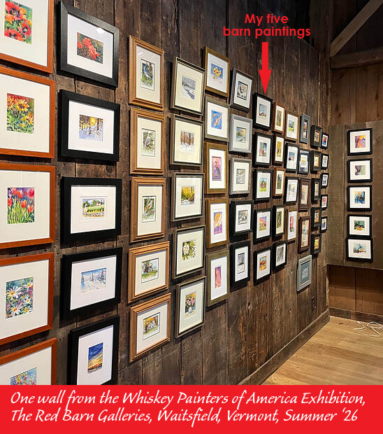 Red Barn Exhibition wall